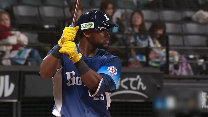 Saitama Seibu Lions player Canario © Pacific League TV