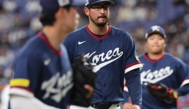 The World Baseball Classic warm-up match between the Korean national team and the Orix Buffaloes of the Japanese professional baseball league took place at the Kyocera Dome in Osaka, Japan on the 3rd. South Korean starting pitcher Dane Dunning is pitching hard. Photo = Yonhap News