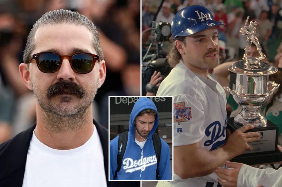 Shia LaBeouf beefs with LA Dodgers legend Mike Piazza