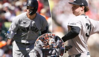 Cam Schlittler leads way in Yankees' one-hit shutout over Giants