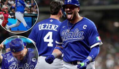 Vinnie Pasquantino hits three home runs in historic WBC effort for Italy