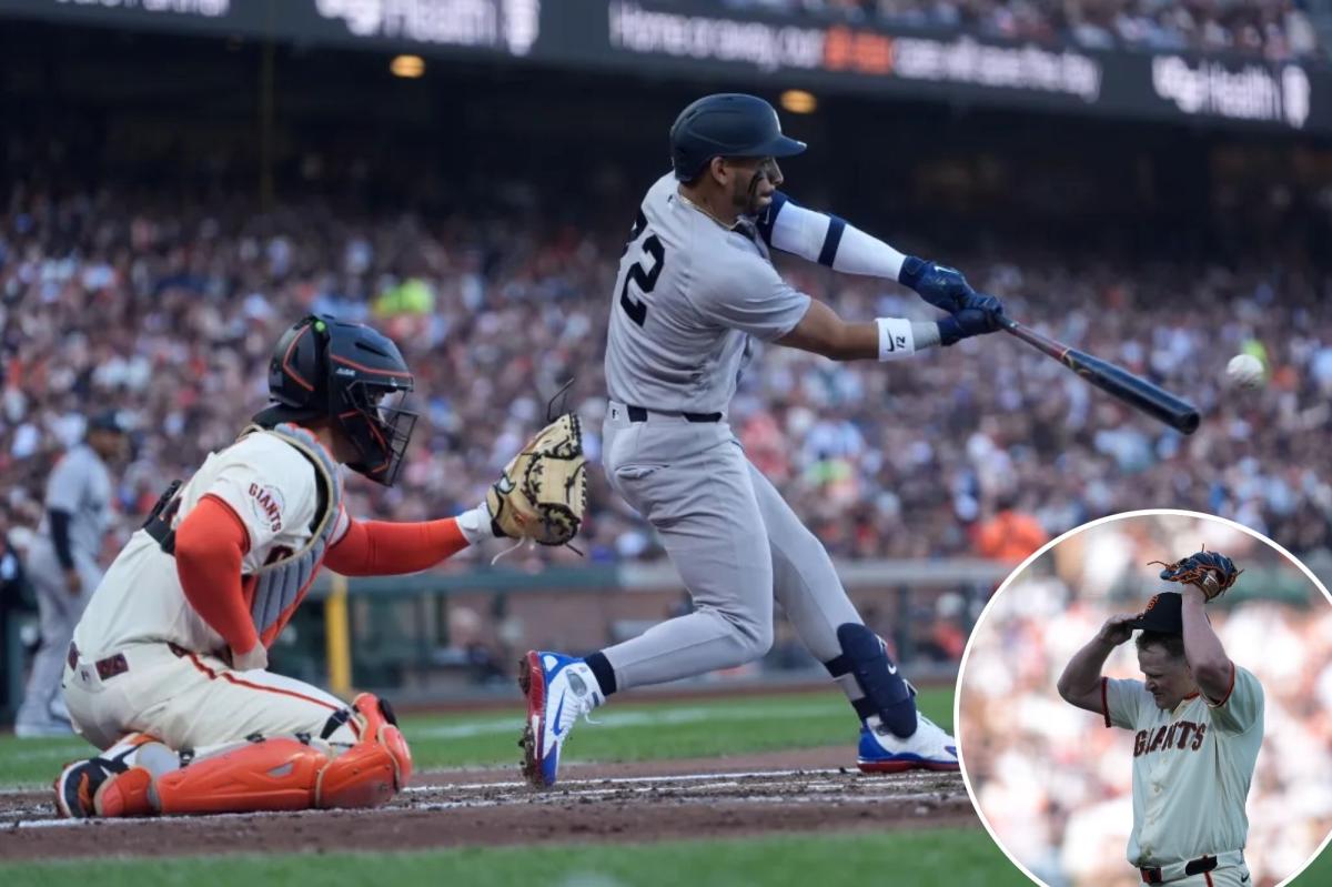 Yankees start season with second-inning explosion against Giants