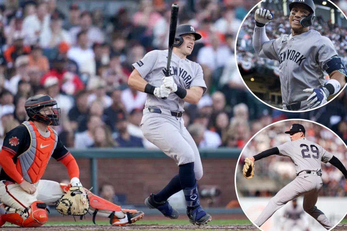 Yankees use dominant pitching, timely hitting in sweep of Giants