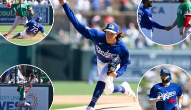 Los Angeles Dodgers beat Team Mexico 7-5 in WBC exhibition