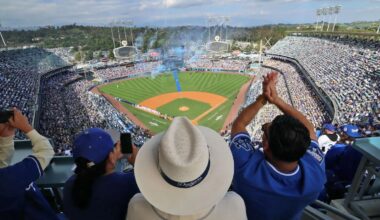Dodgers opening day tickets selling for record prices
