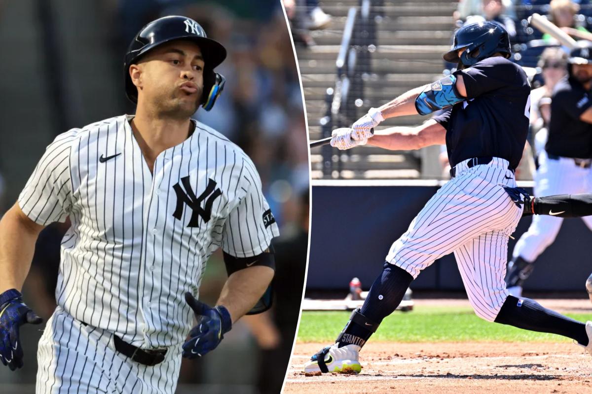 Yankees' Giancarlo Stanton raking heading into regular season