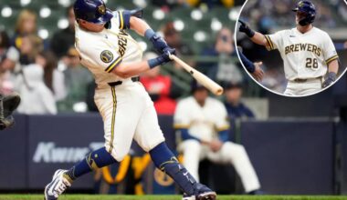 Brewers' Andrew Vaughn set to undergo hamate bone surgery