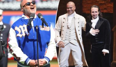 'Hamilton's' George Washington botches national anthem before Mets Opening Day