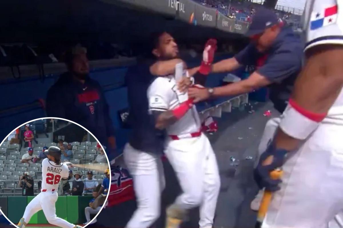 Tempers flare between Panama infielder Jonathan Araúz, manager in wild WBC moment