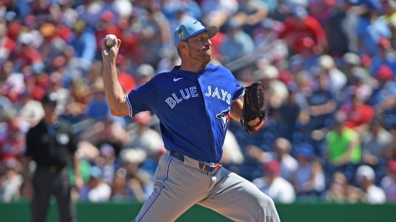 Blue Jays' Scherzer shines over 4 no-hit innings in spring debut