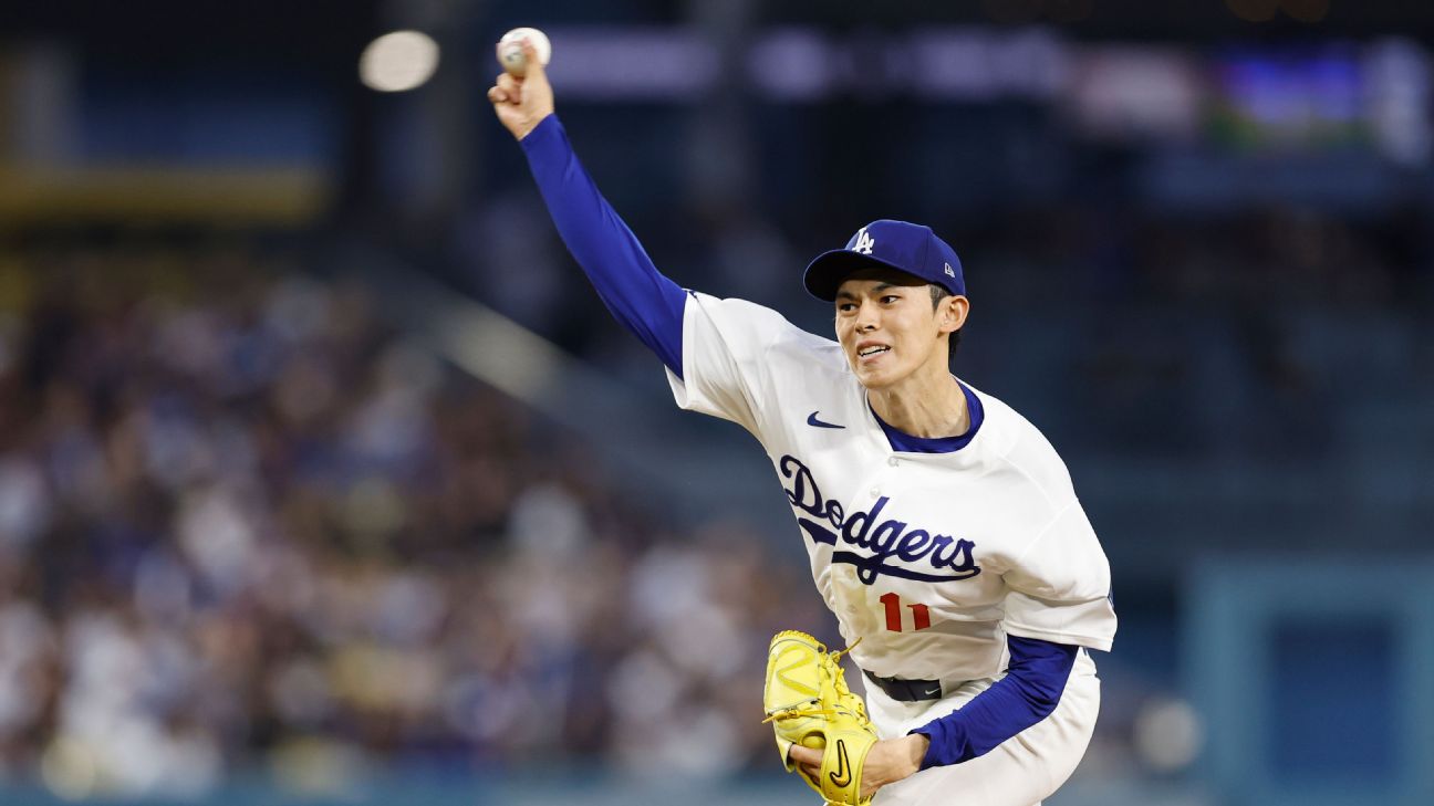 Dodgers' Roki Sasaki shows promise after horrid spring training