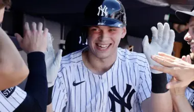 NY Yankees' Ben Rice shows defensive growth at first base as Aaron Boone takes notice