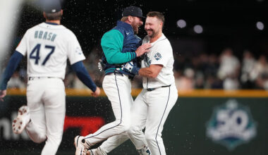 Seattle Mariners Cal Raleigh Luke Raley walkoff New York Yankees...