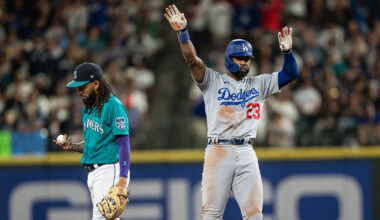 Seattle Mariners Jason Heyward J.P. Crawford Los Angeles Dodgers retired MLB retirement...