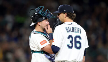 Seattle Mariners Logan Gilbert Cal Raleigh...
