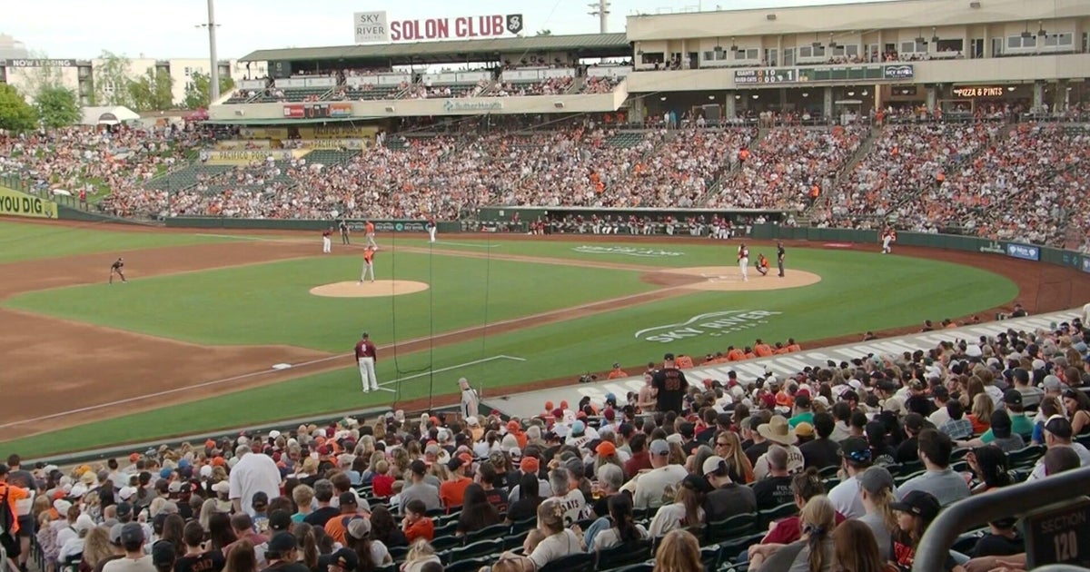 Giants, River Cats fans pack Sutter Health Park for exhibition game as Opening Day nears