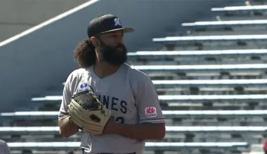 Chiba Lotte Marines pitcher Jackson © Pacific League TV
