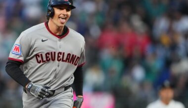 Chase DeLauter homers in 1st at bat of 2026