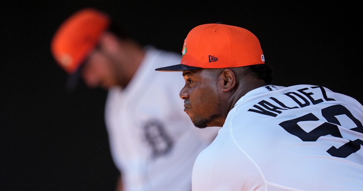 Framber Valdez throws 3 scoreless innings in spring debut for the Detroit Tigers