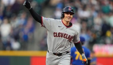 Guardians’ DeLauter continues strong start with 3rd career homer