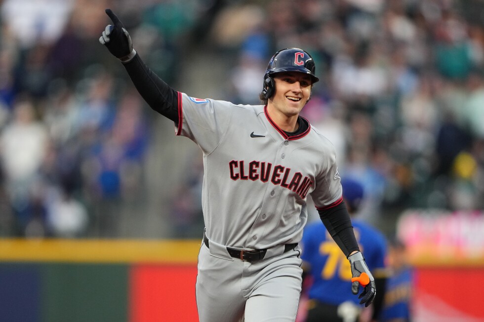 Guardians’ DeLauter continues strong start with 3rd career homer