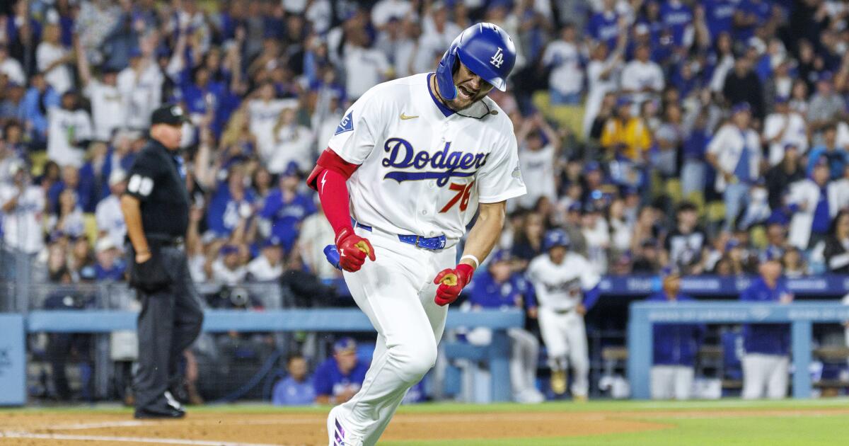 Alex Freeland shows why he made Dodgers' roster in win over Arizona