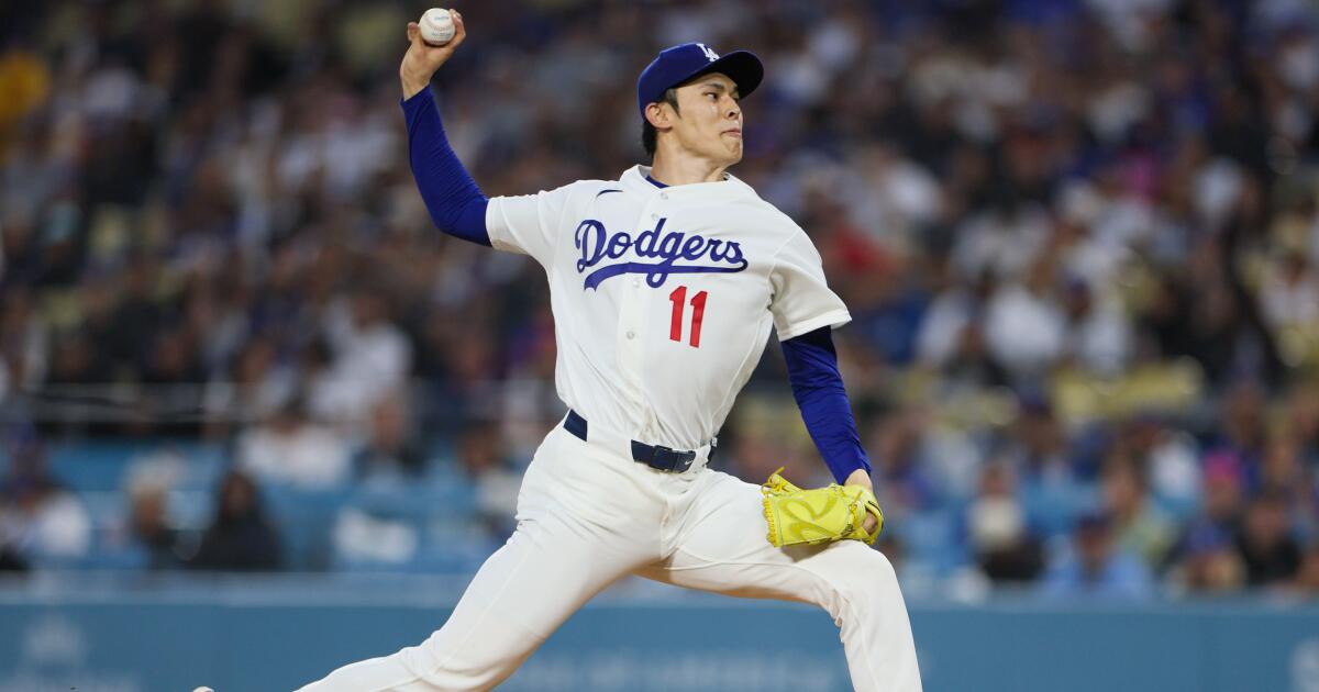 Roki Sasaki puts in encouraging start, but Dodgers still lose