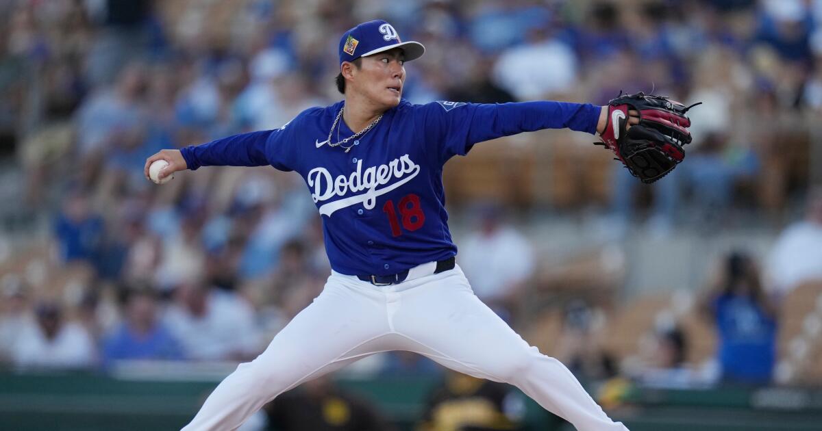 Yoshinobu Yamamoto smooth in final start before Dodgers opening day