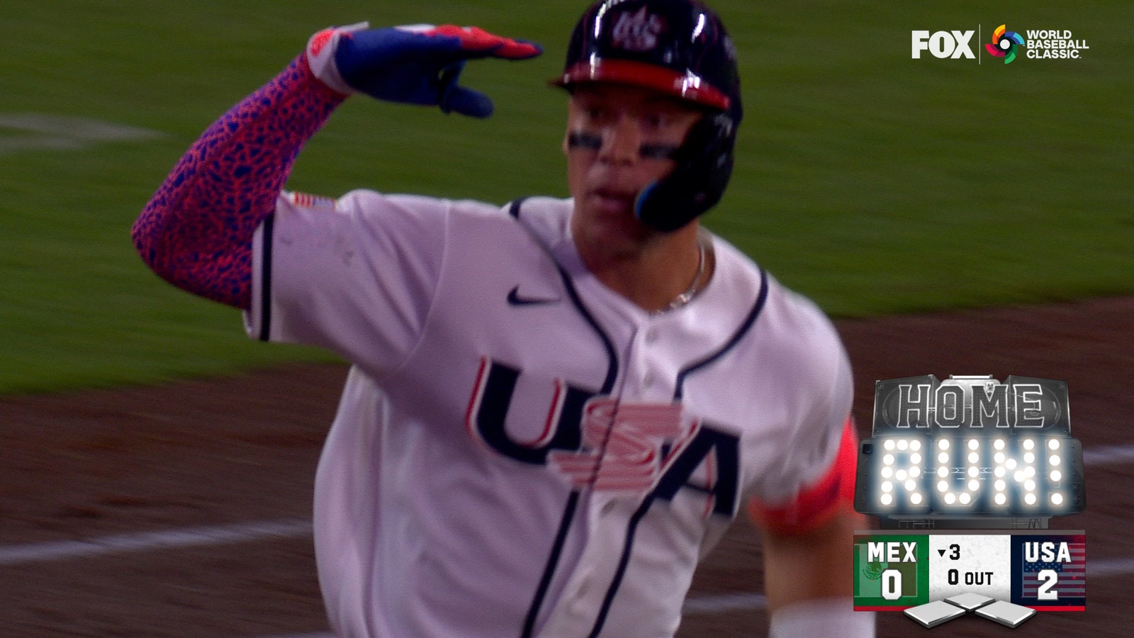 Aaron Judge hits two-run homer, extending United States' lead over Mexico