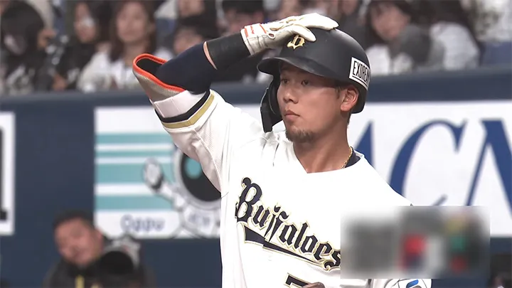 Orix The Buffaloes player Ryu Sugisawa © Pacific League TV