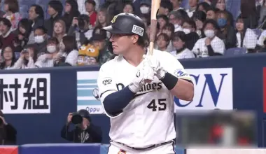 Orix Buffaloes The Buffaloes player Seymour © Pacific League TV