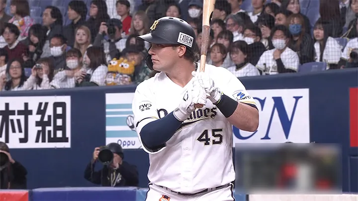 Orix Buffaloes The Buffaloes player Seymour © Pacific League TV