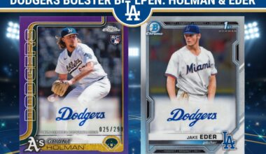L.A. Dodgers Stockpile Arms: Are Eder or Holman cards worth investing?