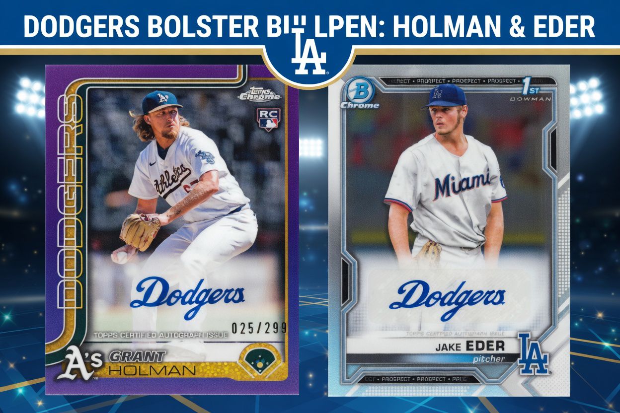 L.A. Dodgers Stockpile Arms: Are Eder or Holman cards worth investing?
