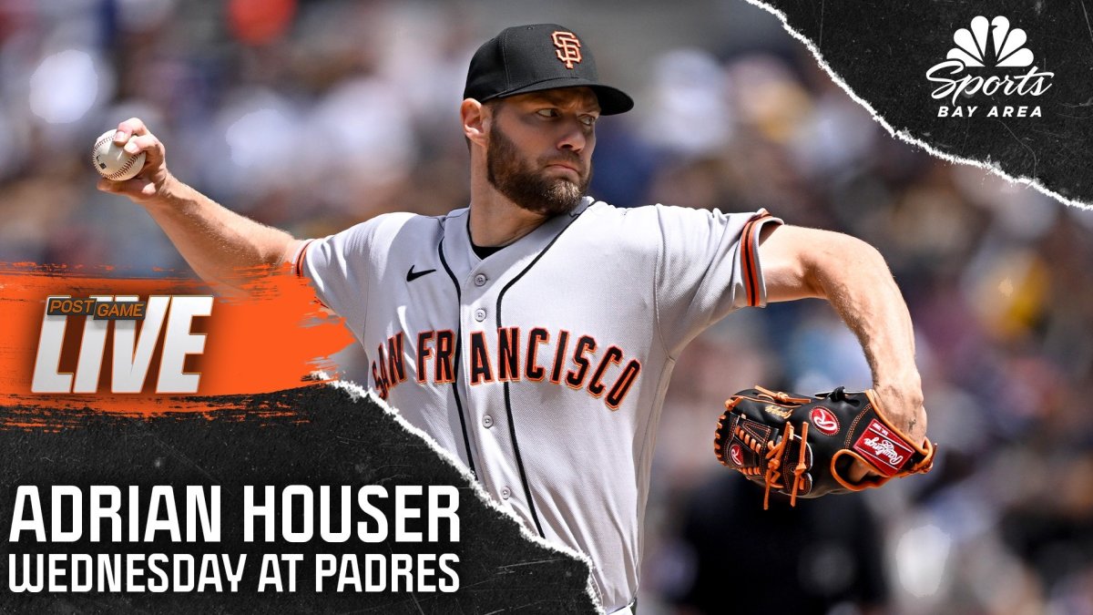 Giants starter Adrian Houser looks solid in debut as team falls to Padres
