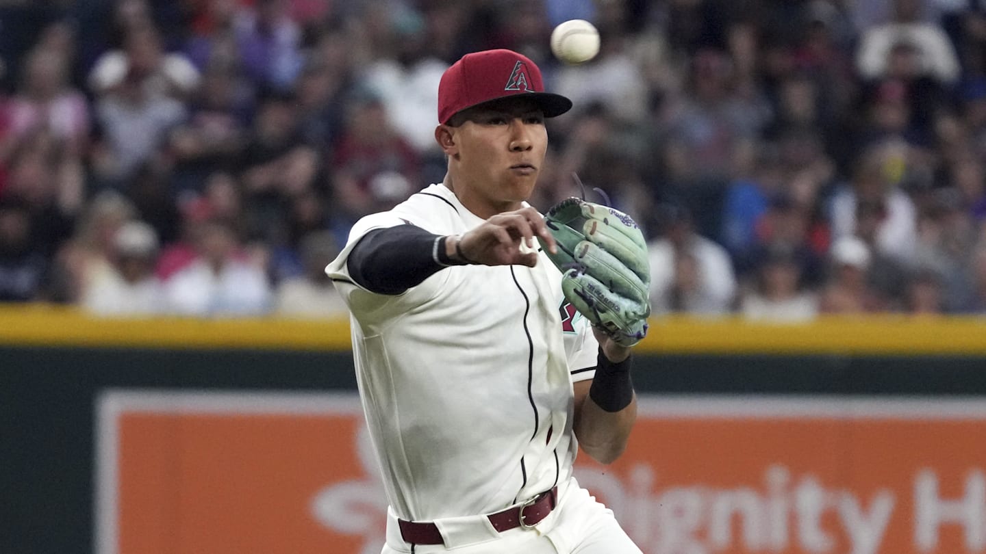Electric Rookie Out of Diamondbacks' Lineup vs Braves