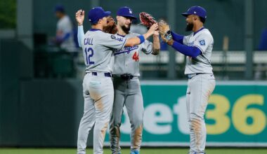 Dodgers Outfielder Drilled by Line Drive in Pregame Warmups Before Nationals Game