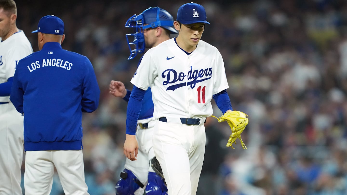 Los Angeles Dodgers pitcher Roki Sasaki.