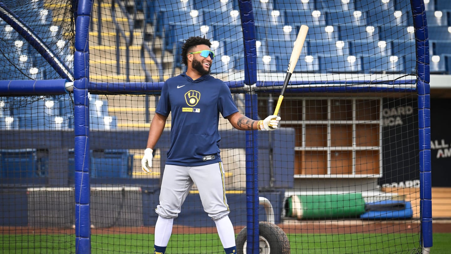 Milwaukee Brewers outfielder Jackson Chourio.