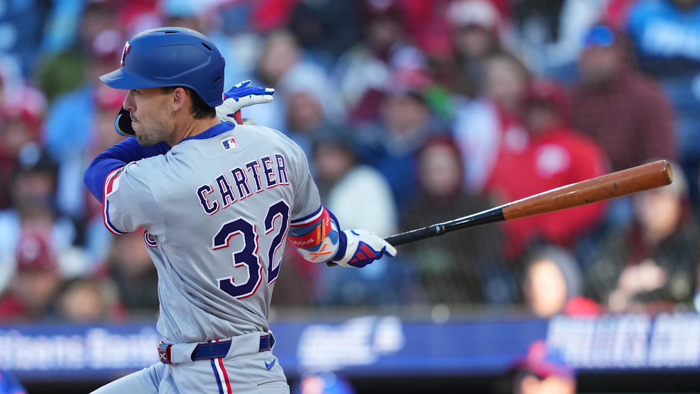 Rangers Making Evan Carter Prove He Can Get Hits off Left-Handed Pitching