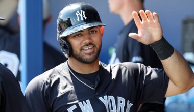 New York Yankees outfielder Jasson Dominguez.