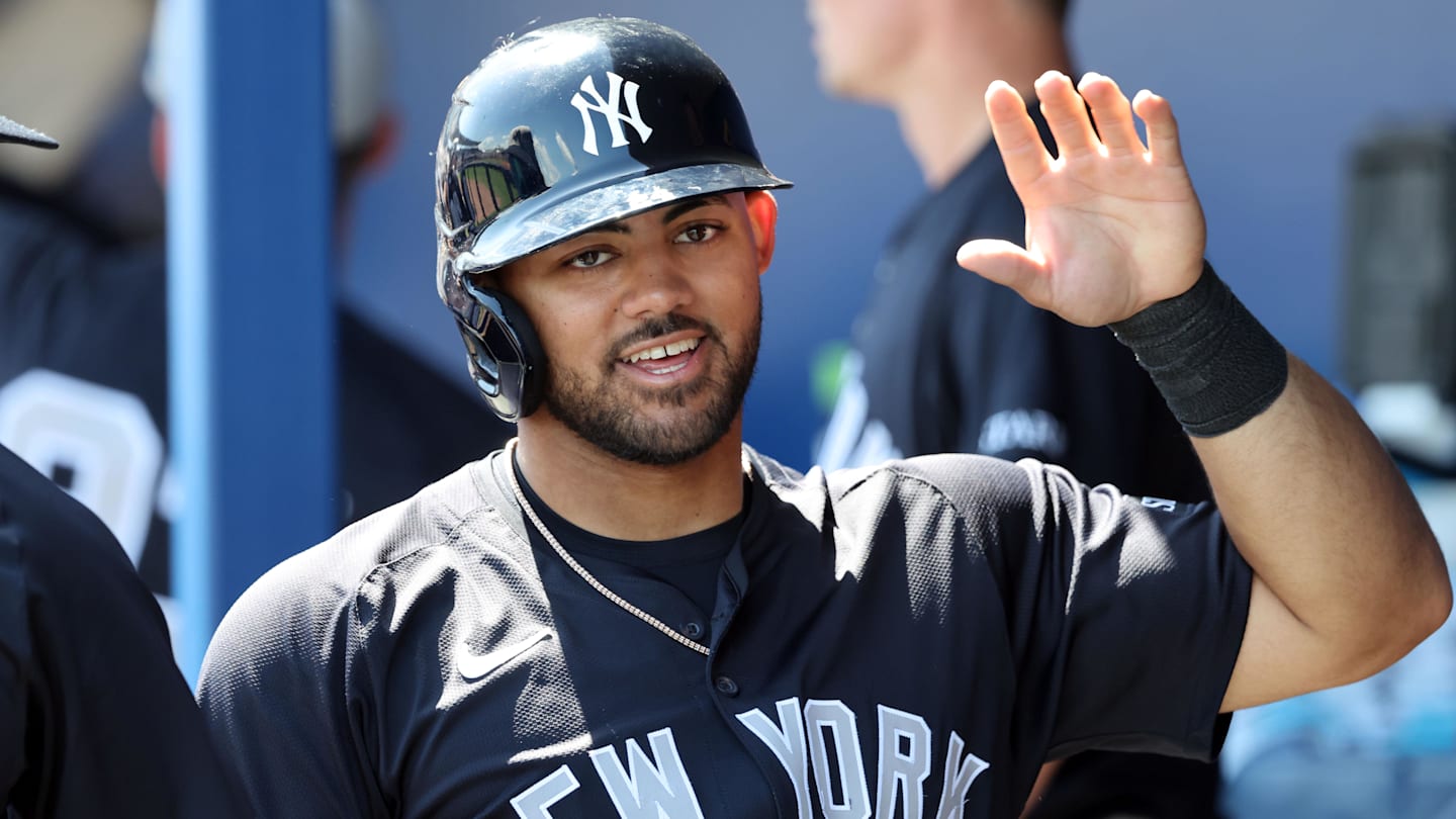 New York Yankees outfielder Jasson Dominguez.