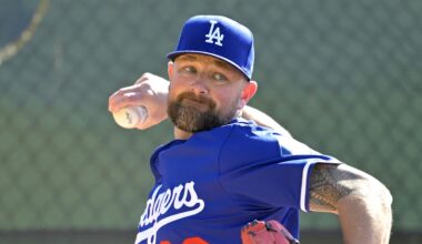 Los Angeles Dodgers relief pitcher Kirby Yates