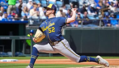 Milwaukee Brewers starting pitcher Kyle Harrison.