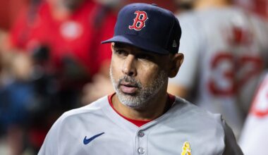 Boston Red Sox manager Alex Cora.