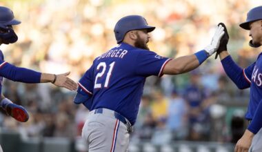 Rangers Notes: Texas IL Moves, Jake Burger Homers Again, Gavin Collyer Debuts