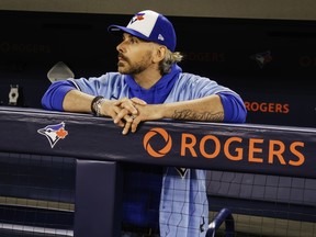 Rogers Game Day Owner Paul Bychko in the Blue Jays dugout.