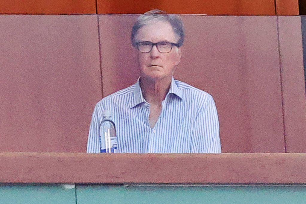 Boston, MA - July 7 - Red Sox owner John Henry sits in his box alone during the MLB game against the Colorado Rockies at Fenway Park. (Photo by Matt Stone/MediaNews Group/Boston Herald via Getty Images)