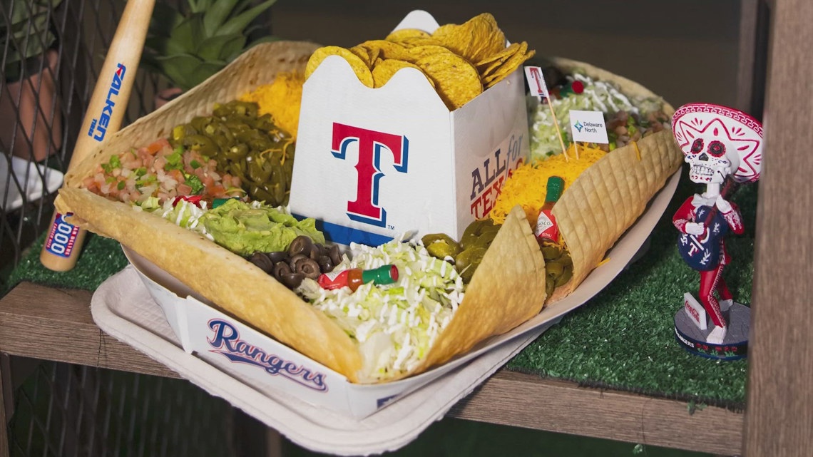 Texas Rangers roll out wearable nacho sombrero ahead of home opener