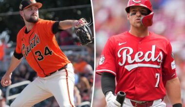 Giants plunk Reds hitter Spencer Steer after profanity-laced rant